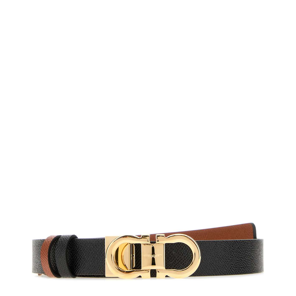MAYFEYR - Ferragamo - Black Leather Reversible Belt - 230294780407NERONEWCOGNAC