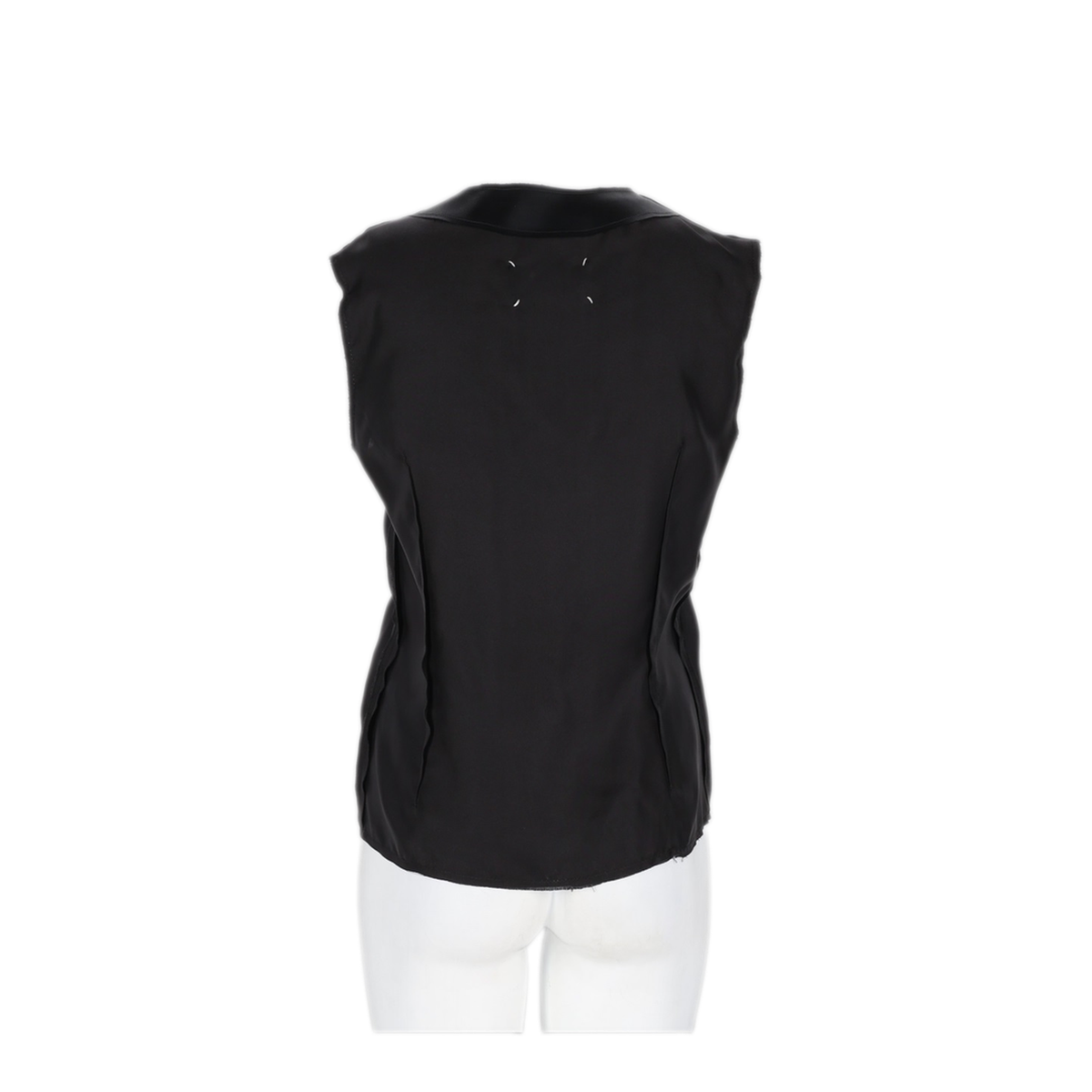 MAYFEYR - Maison Margiela - Silk V Neck Top - S51NC0638M36037900
