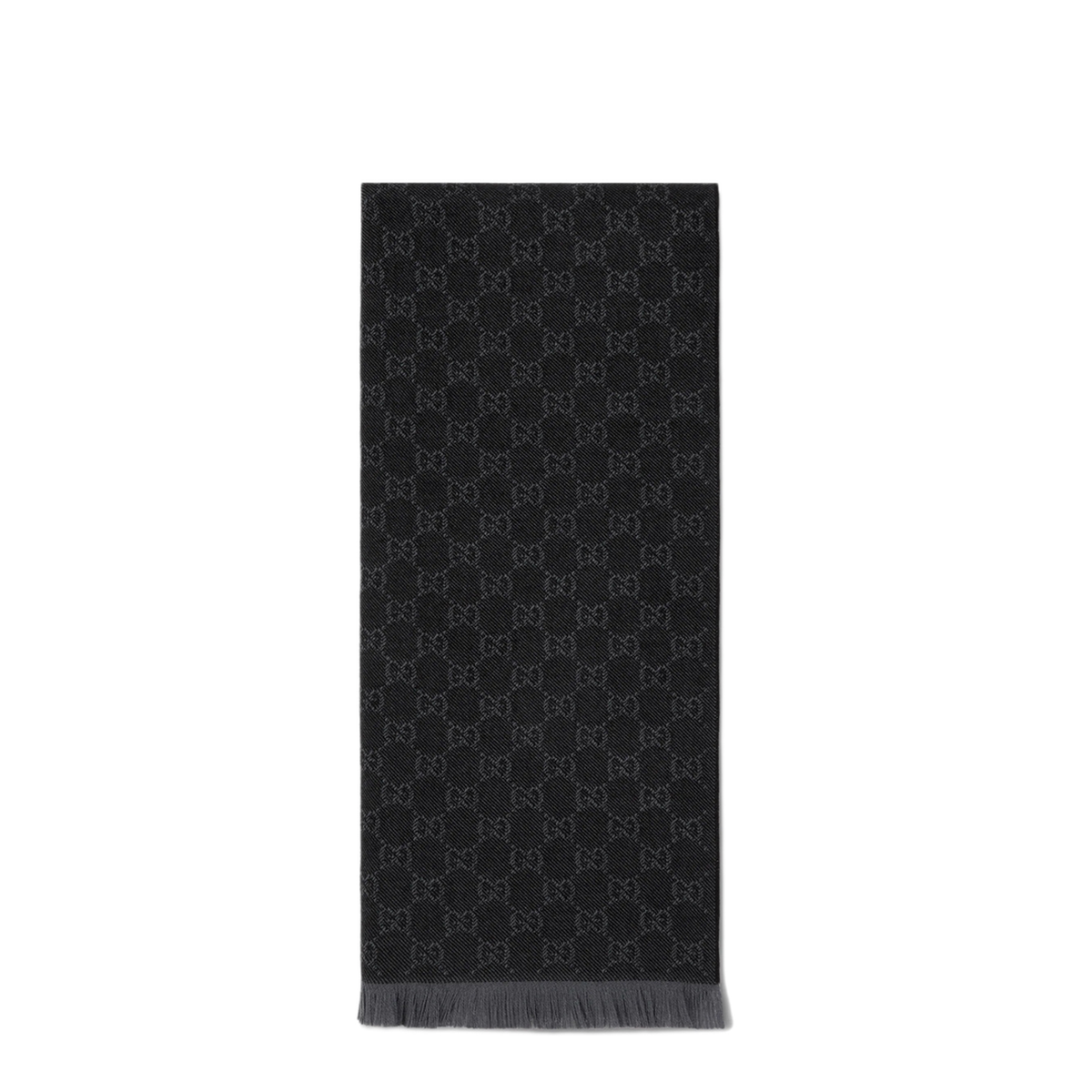 Embroidered Wool Scarf