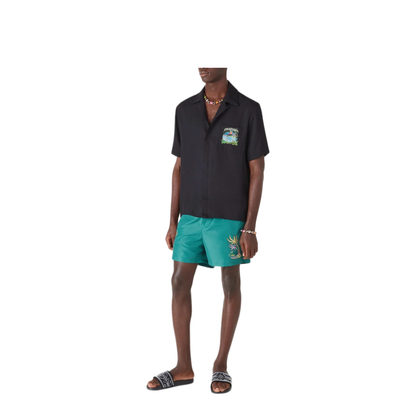 MAYFEYR - Casablanca - Logo Print Swim Shorts - MSP26TR03205
