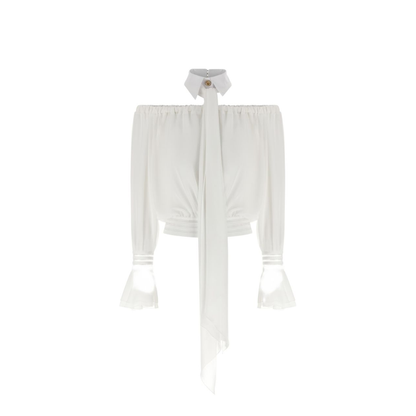 MAYFEYR - Elisabetta Franchi - Shirts Ivory - CA13561E2X88