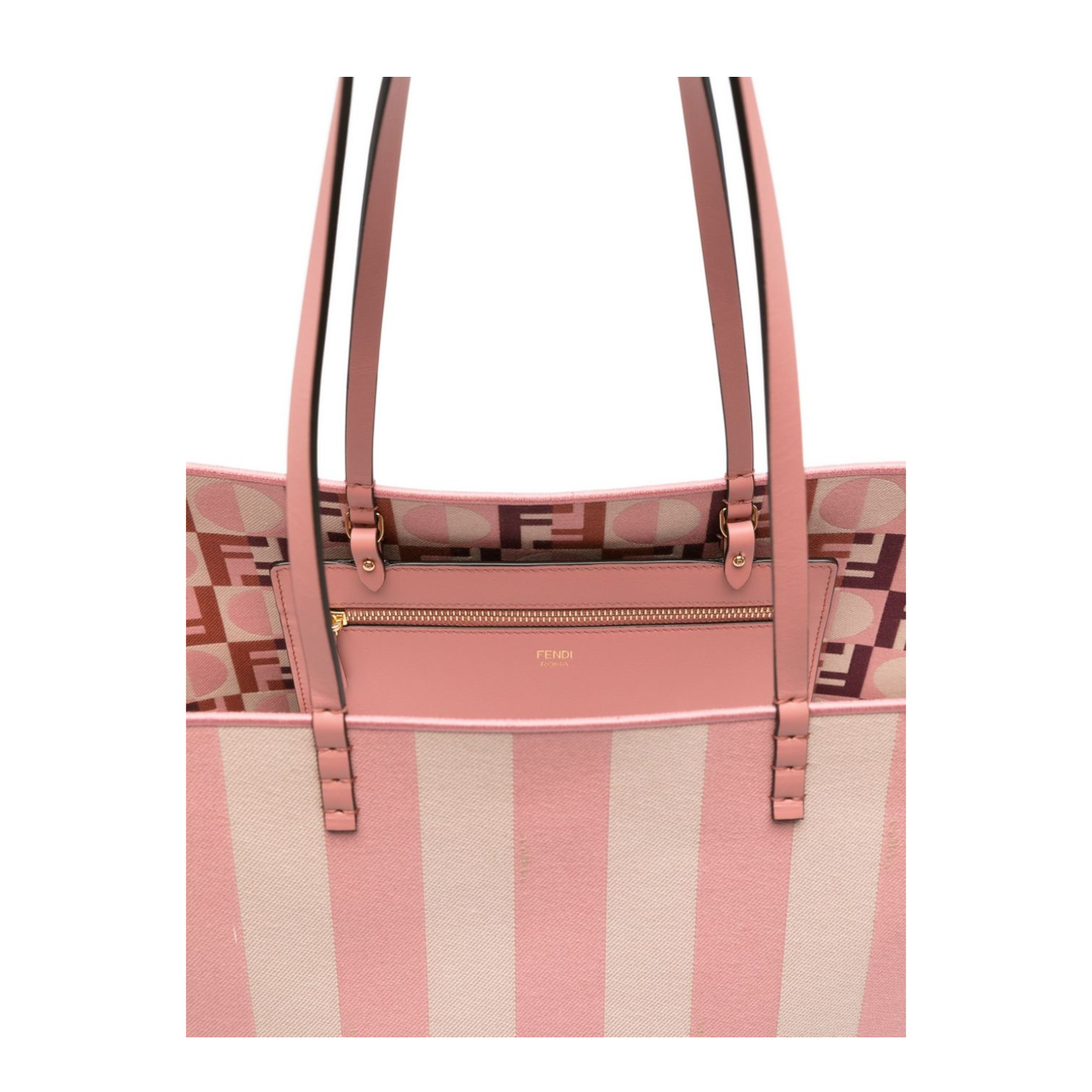 Roll Large Canvas Tote Bags - Pastel pink
