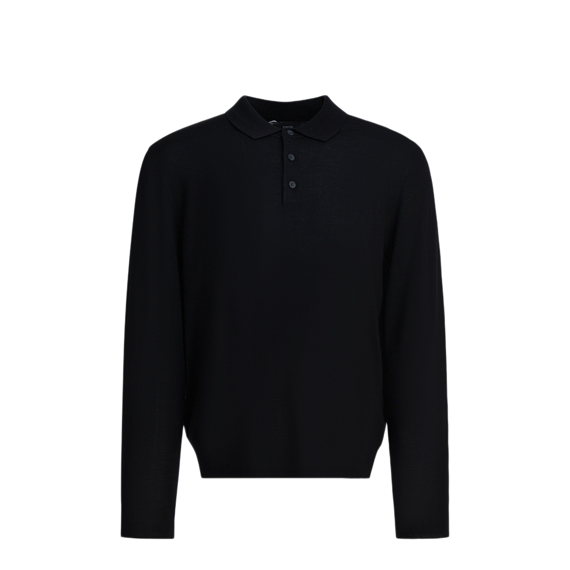 MAYFEYR - Vince - Merino Wool Polo Shirt - M05196453A001BLK