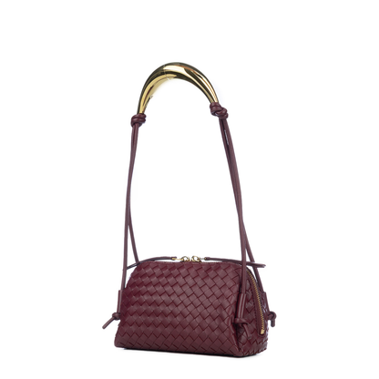 Sardine Leather Handbags - Burgundy