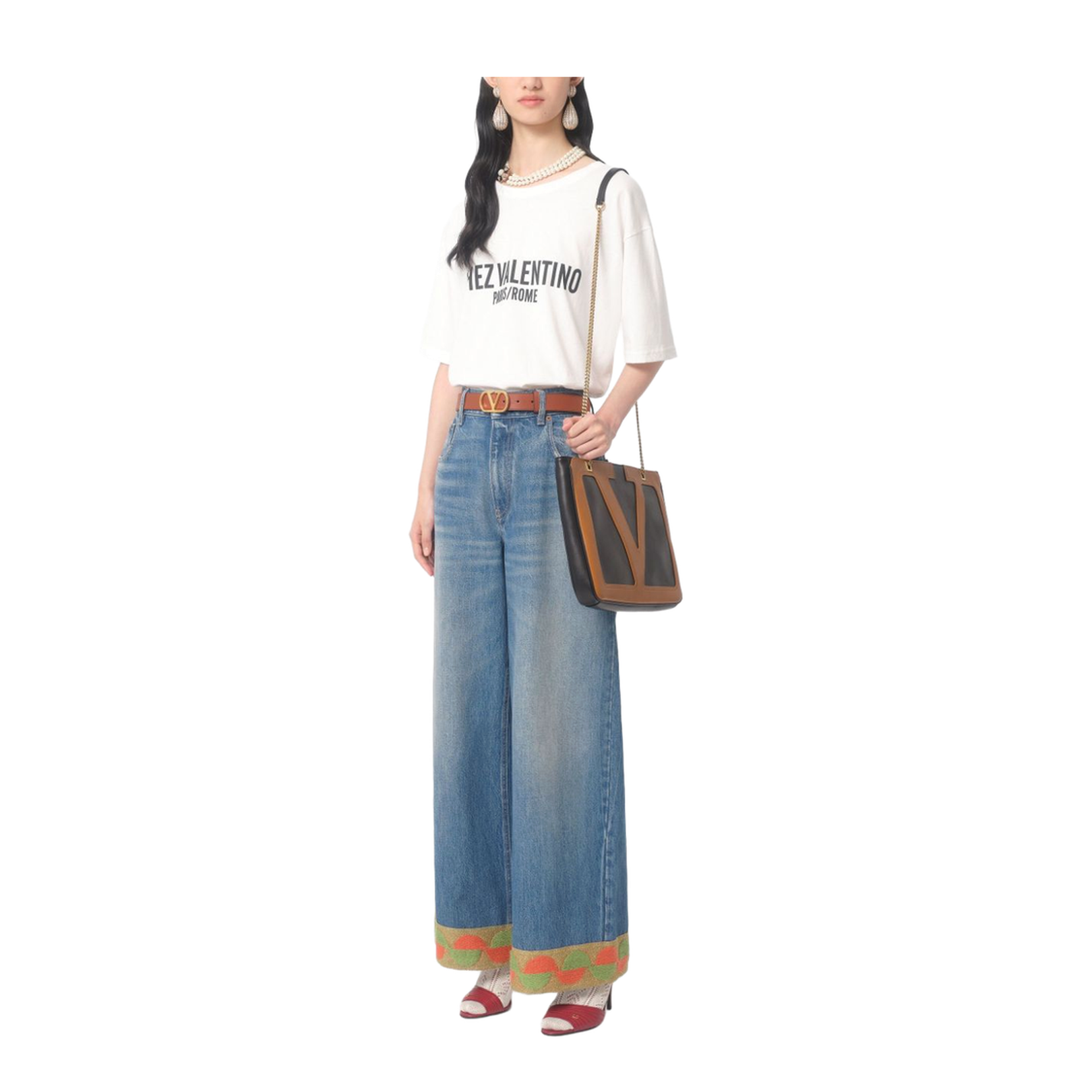 Valentino T-shirts and Polos White