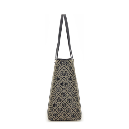 T Monogram Zip Tote Bag