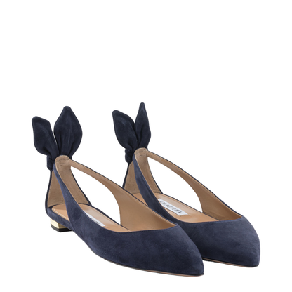 MAYFEYR - Aquazzura - Bow Tie Ballet Flats - DENFLAB0SUEMZN