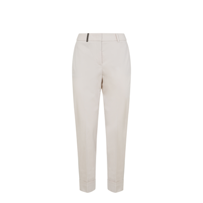 MAYFEYR - PESERICO - Beige Cotton Pants - A04753D01037144