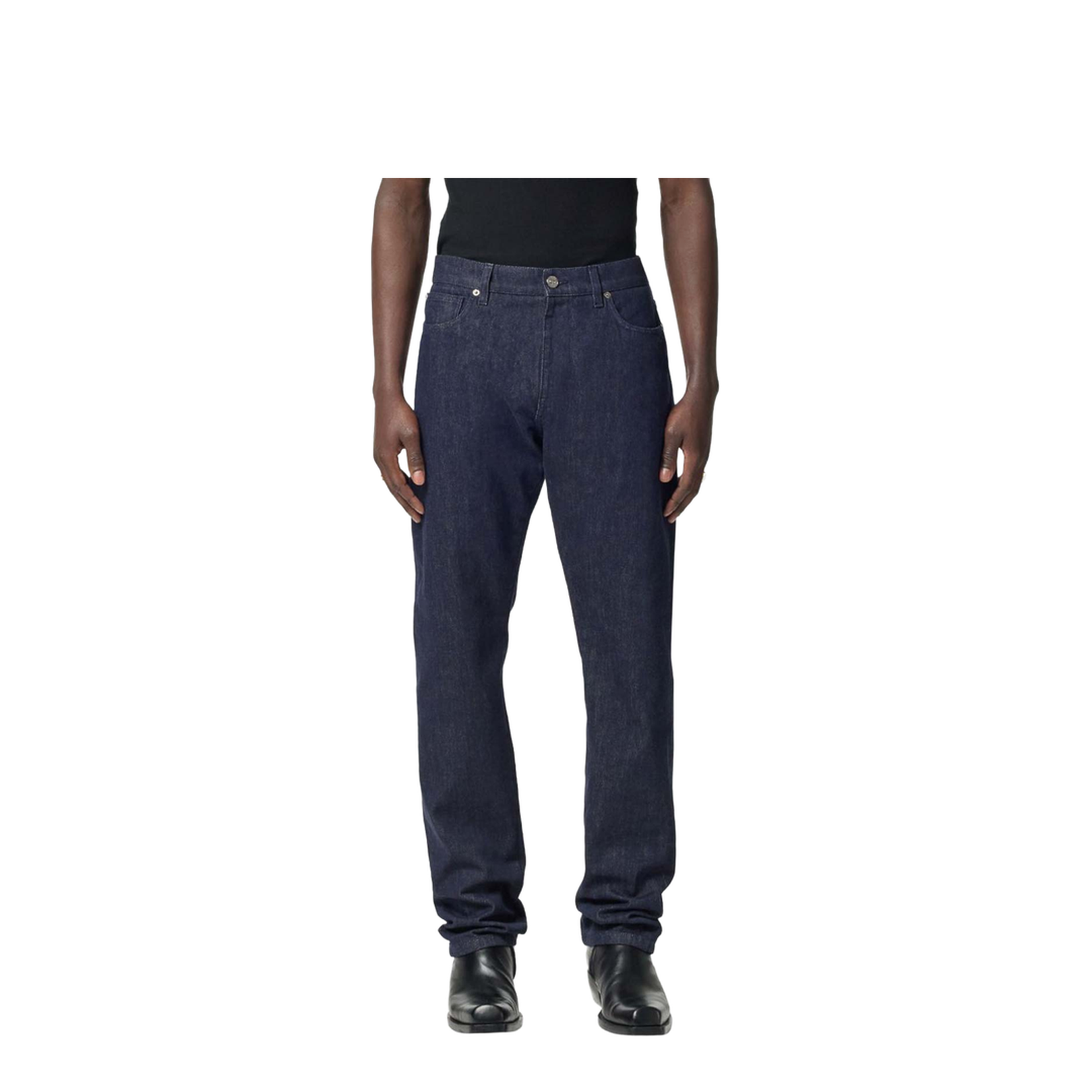 Cotton Wide Leg Jeans