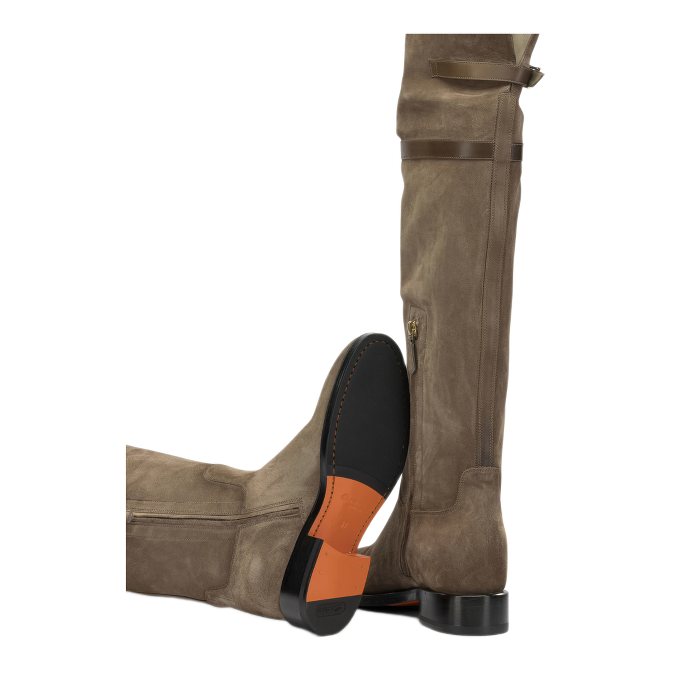 MAYFEYR - Santoni - Janelle Knee High Boots - WSHM72370BJ2SHVIM21M21