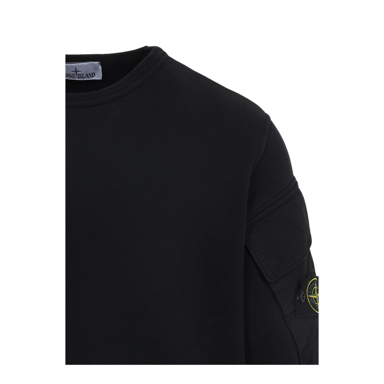 Brushed Organic Cotton Fleece Crewneck Sweatshirt