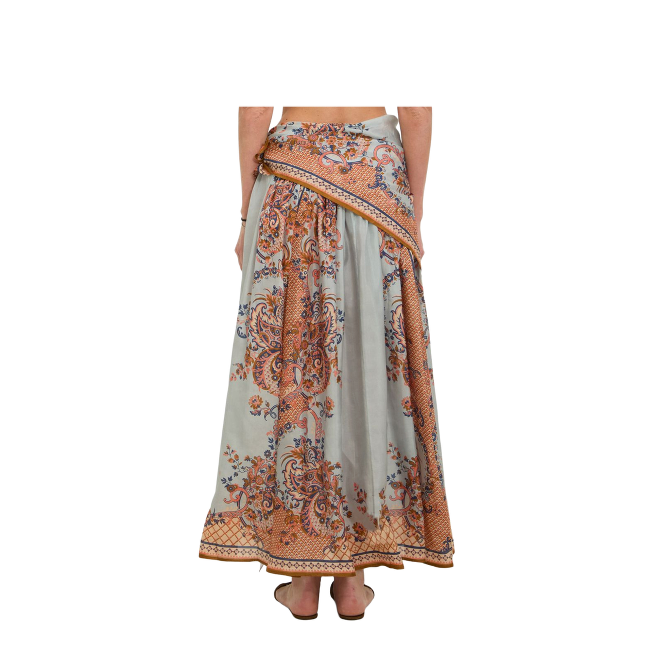 Aster Scarf Midi Skirt