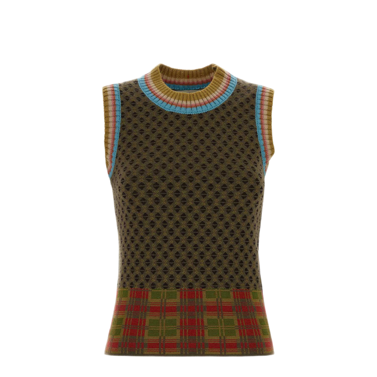 MAYFEYR - Dries Van Noten - Embroidered Wool Blend Temi Vest - 2620112354762610