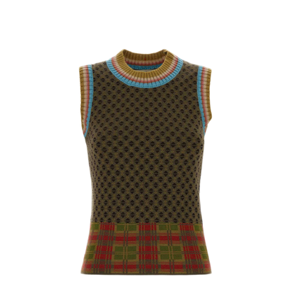 MAYFEYR - Dries Van Noten - Embroidered Wool Blend Temi Vest - 2620112354762610