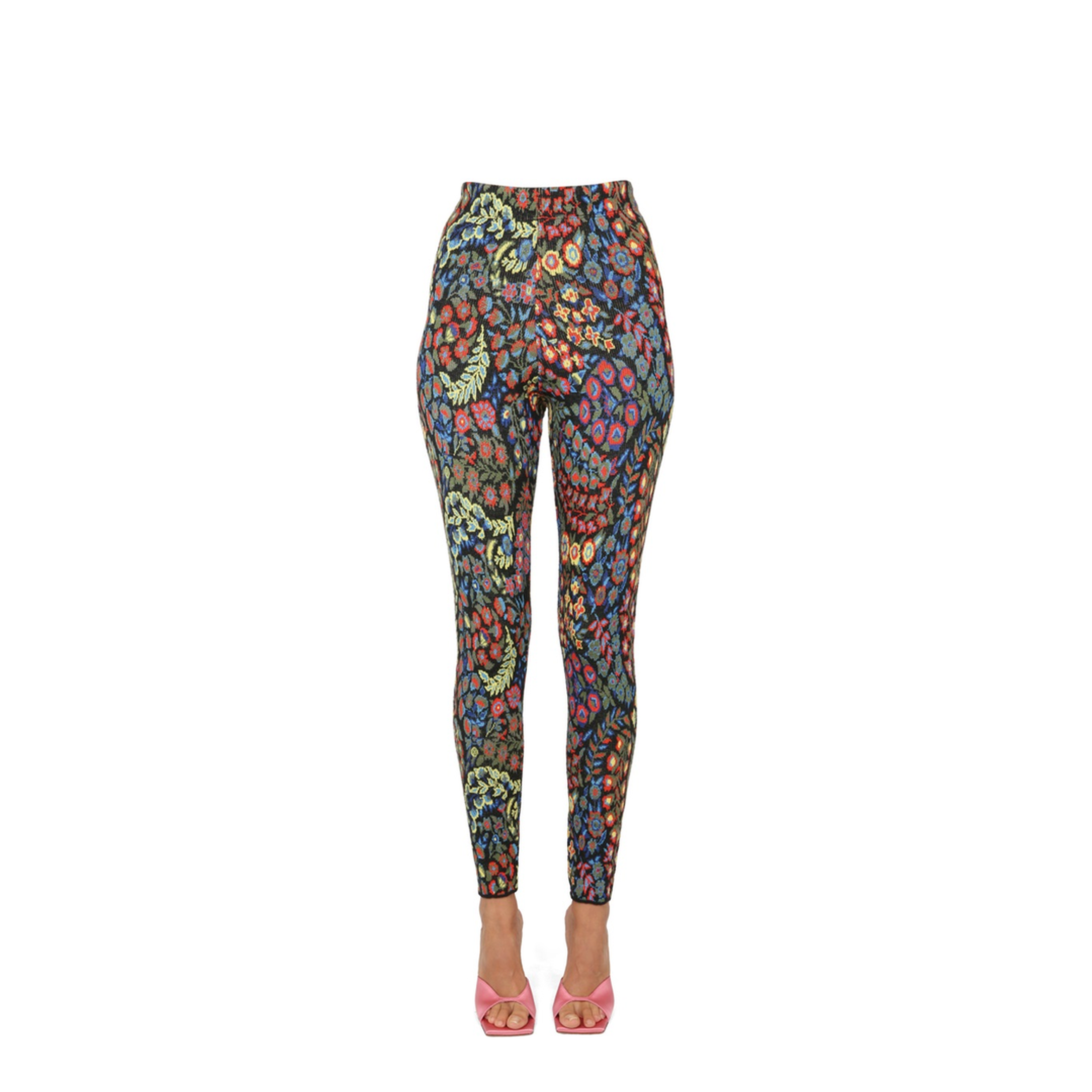Jacquard Wool Blend Top And Leggings