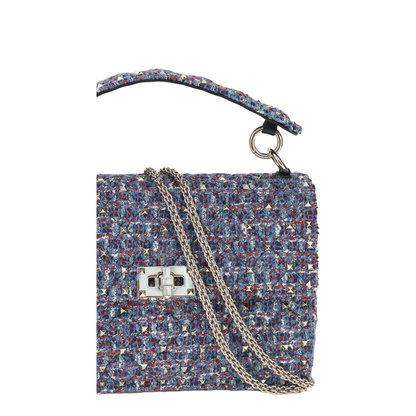 MAYFEYR - Valentino - Rockstud Spike Tweed Handbag - 9W2B0122STT