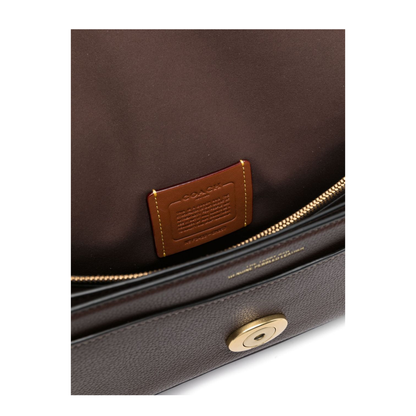 Tabby Shoulder Bag 26 In Polished Pebble Leather