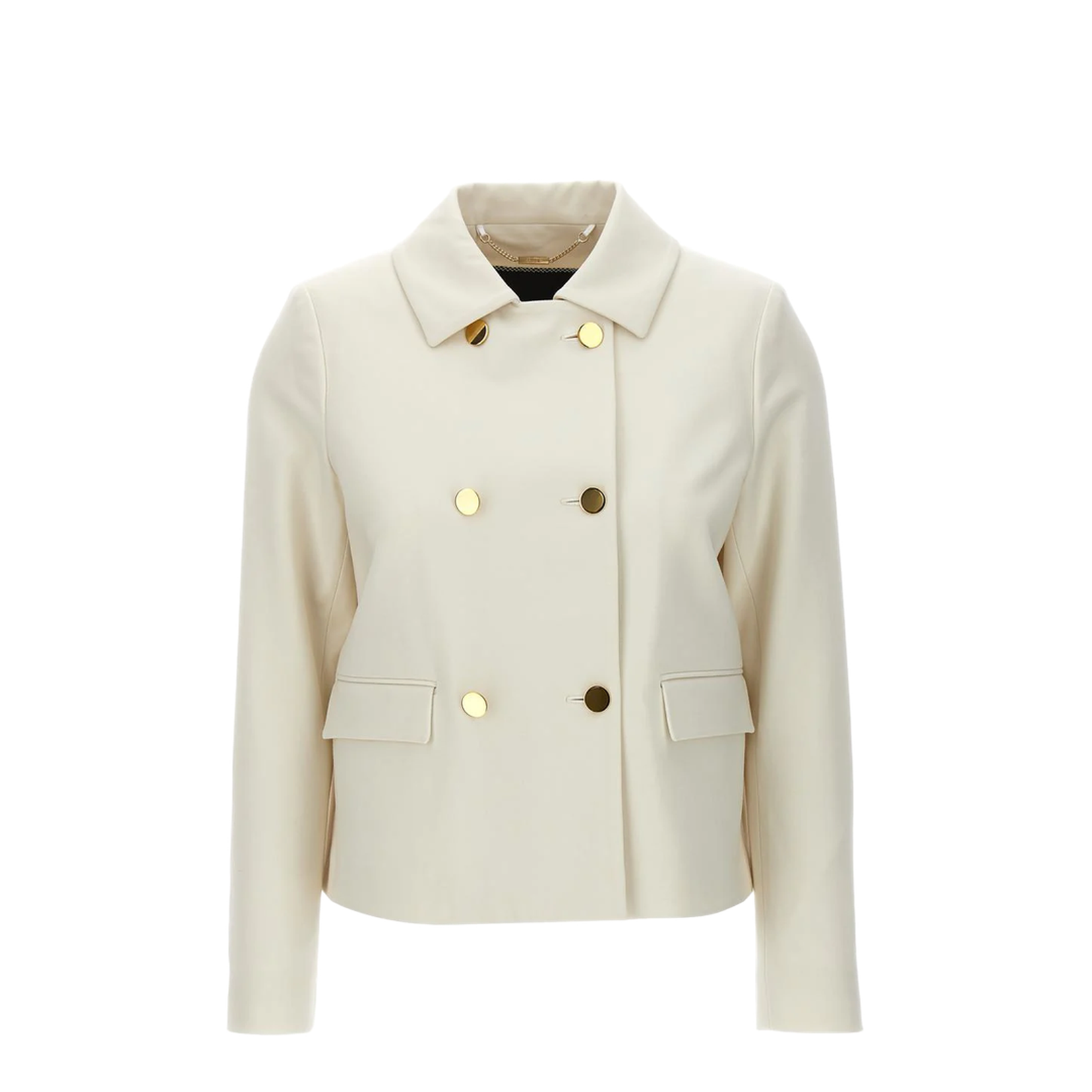 Cropped Double-Breasted Jacket