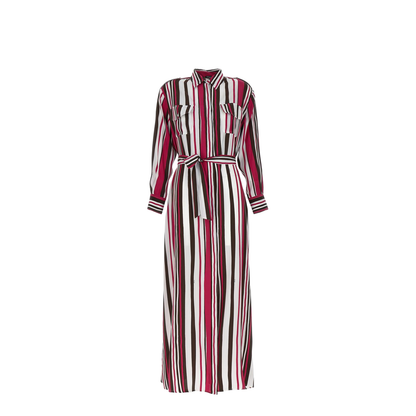 Striped Shirt Dress