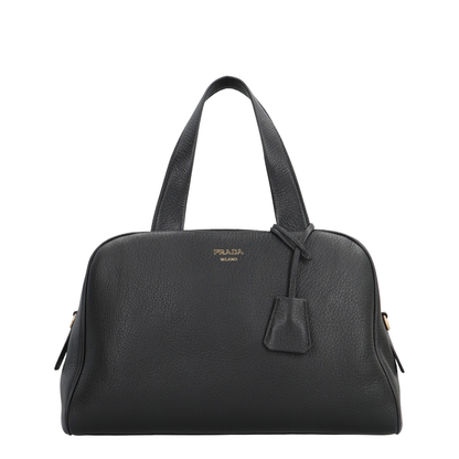 Large Leather Boston Bag