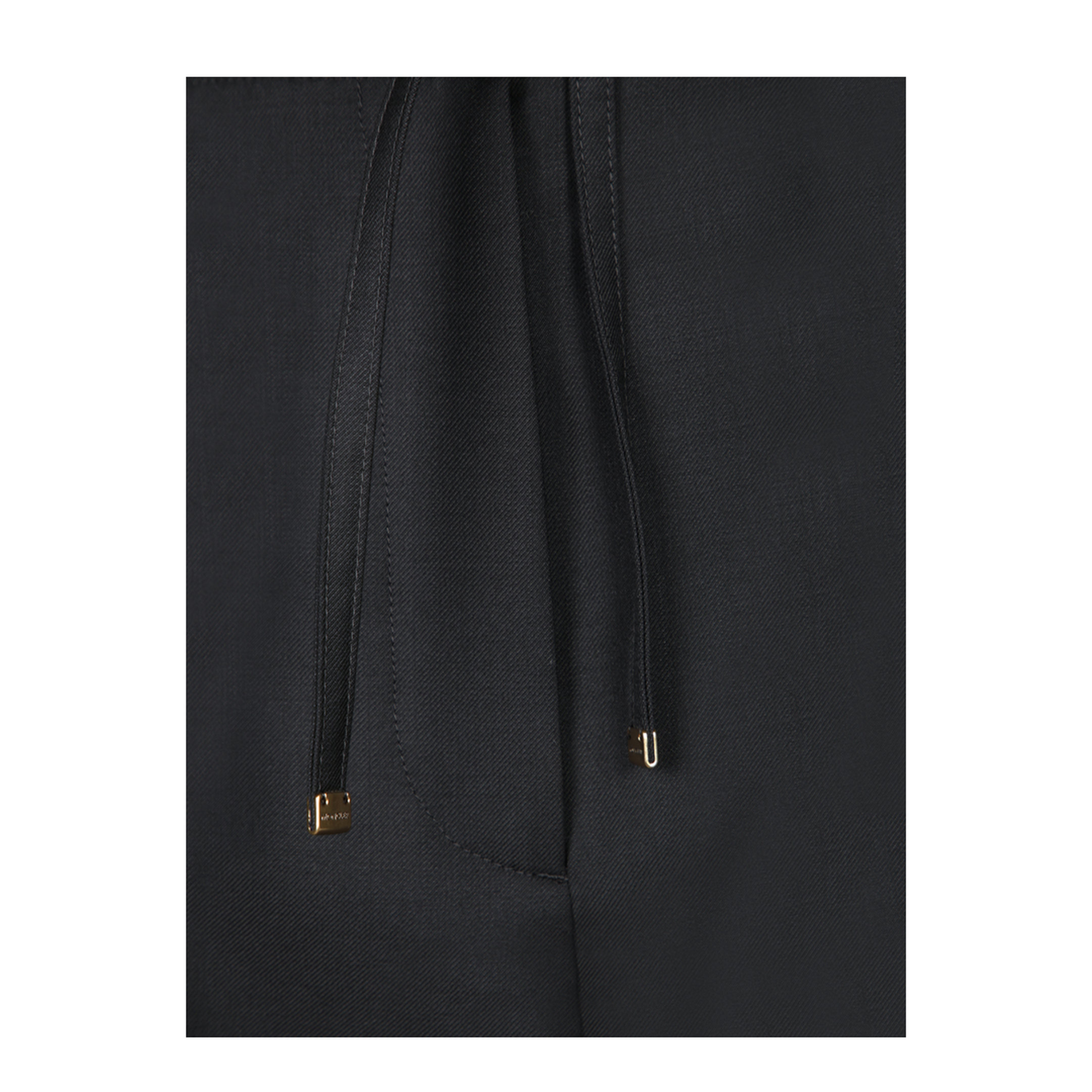 High-waisted Pants with Elastic Waistband
