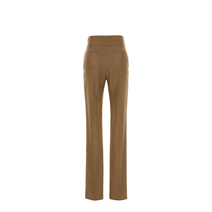 MAYFEYR - Valentino - Camel Silk And Wool Pant - 9B0RB7D7AGP954