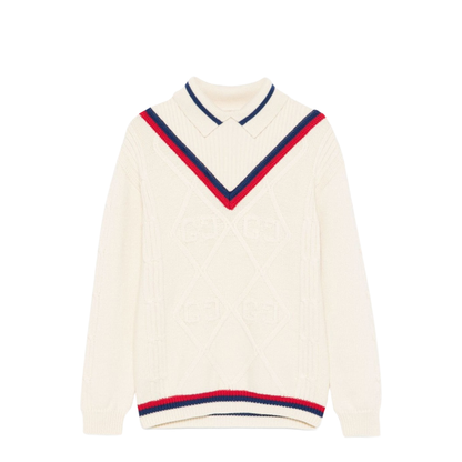 Polo Neck with Cable