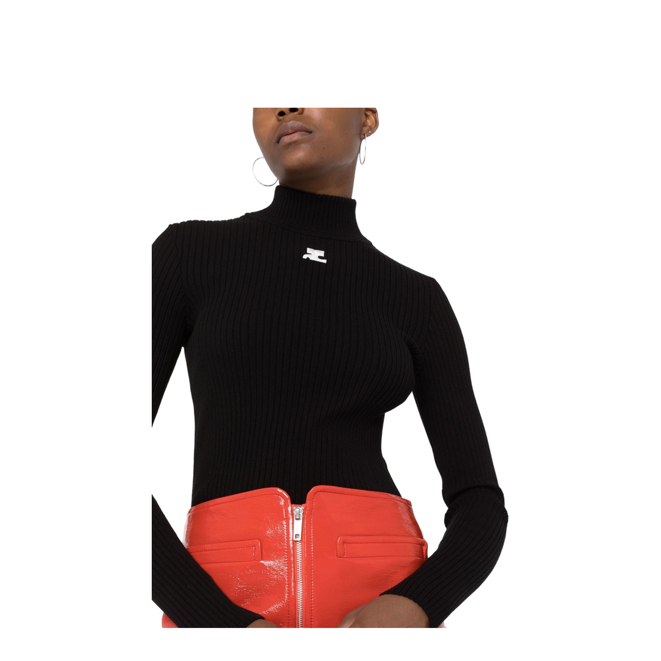 MAYFEYR - Courreges - Re-Edition Sweaters Black - PERMPU022FI00019999