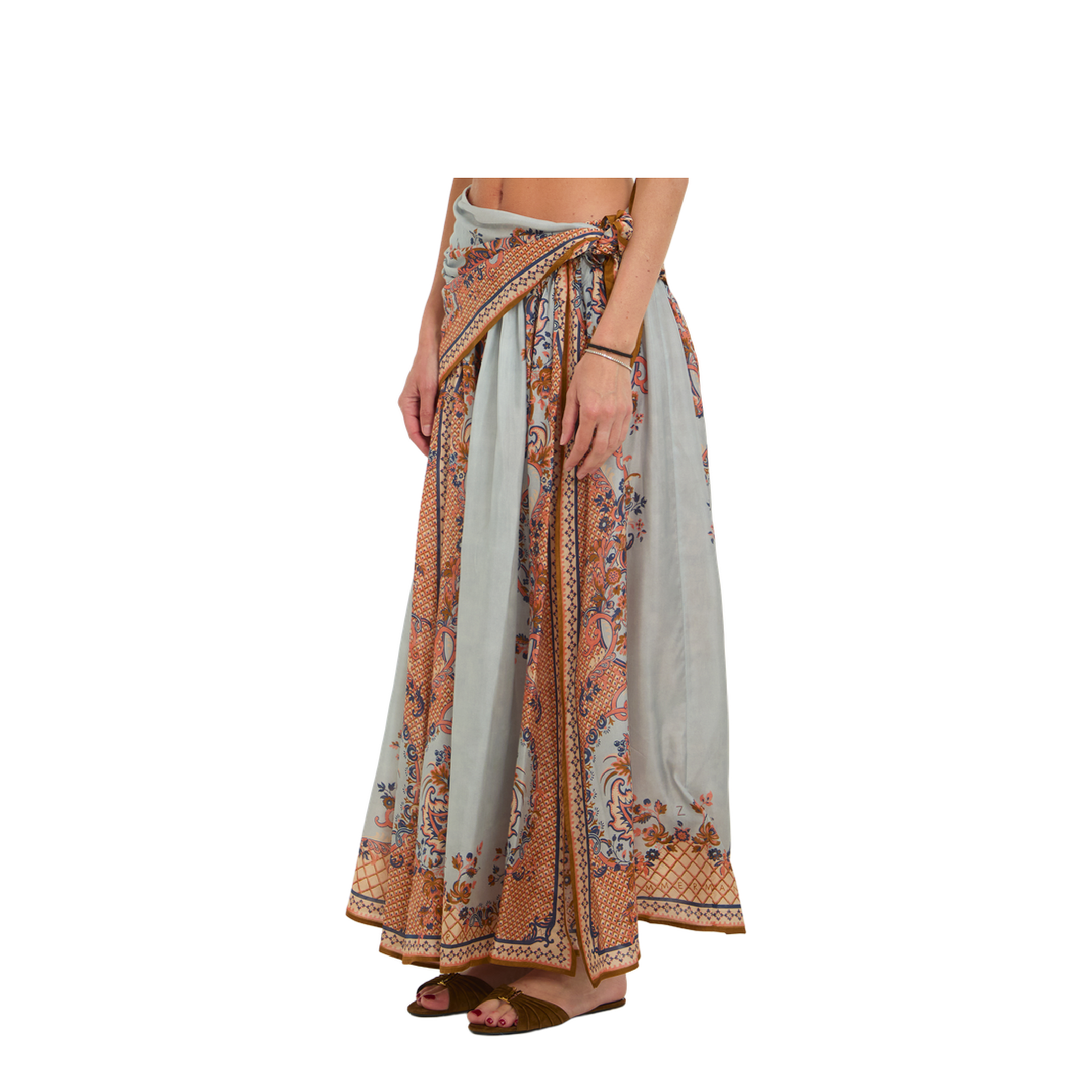 MAYFEYR - Zimmermann - Mahon Waisted Maxi Dress - 5514DSS263DBPL