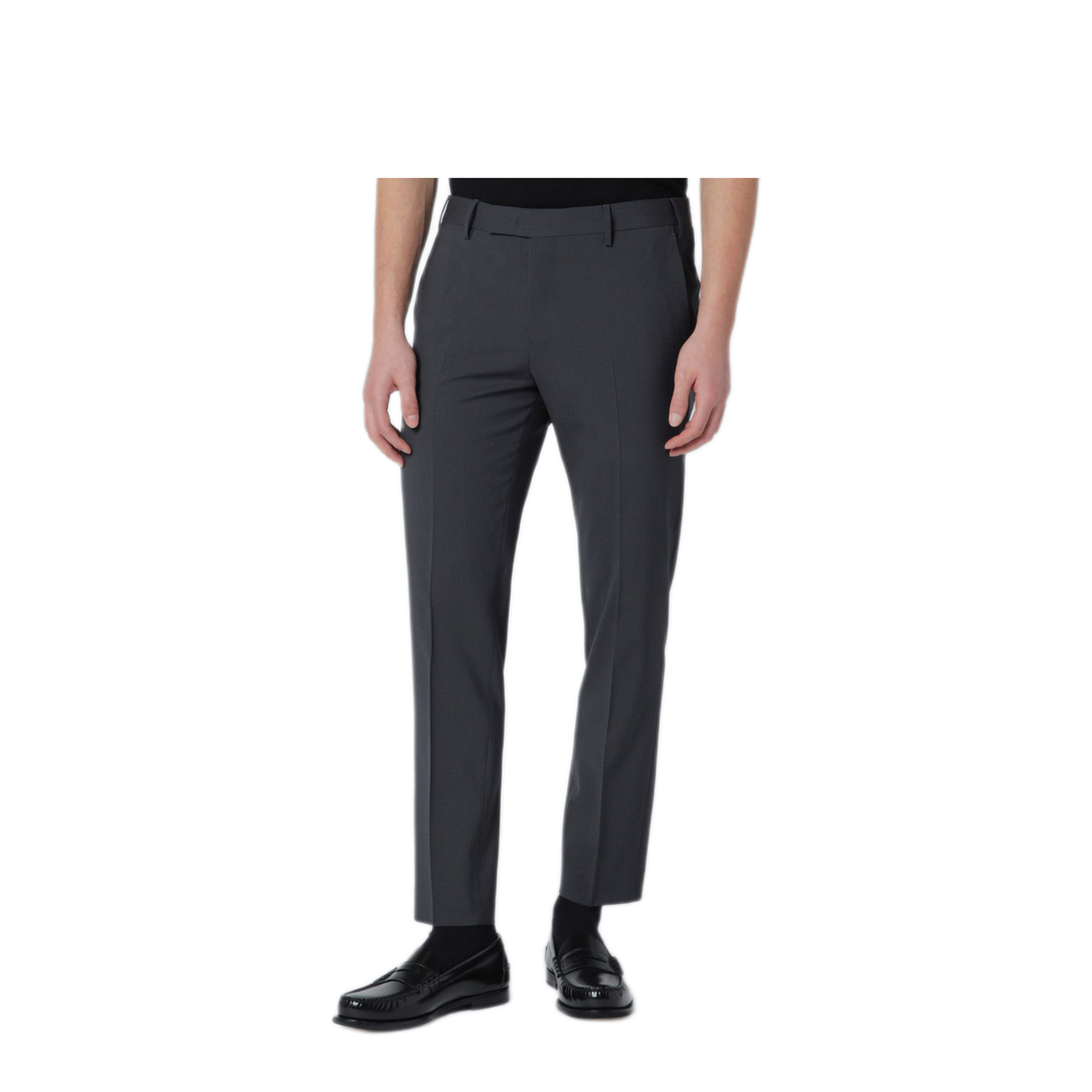 MAYFEYR - PT Torino - Grey Trousers In Wool Blend - COAFX0Z00FWDMA270245