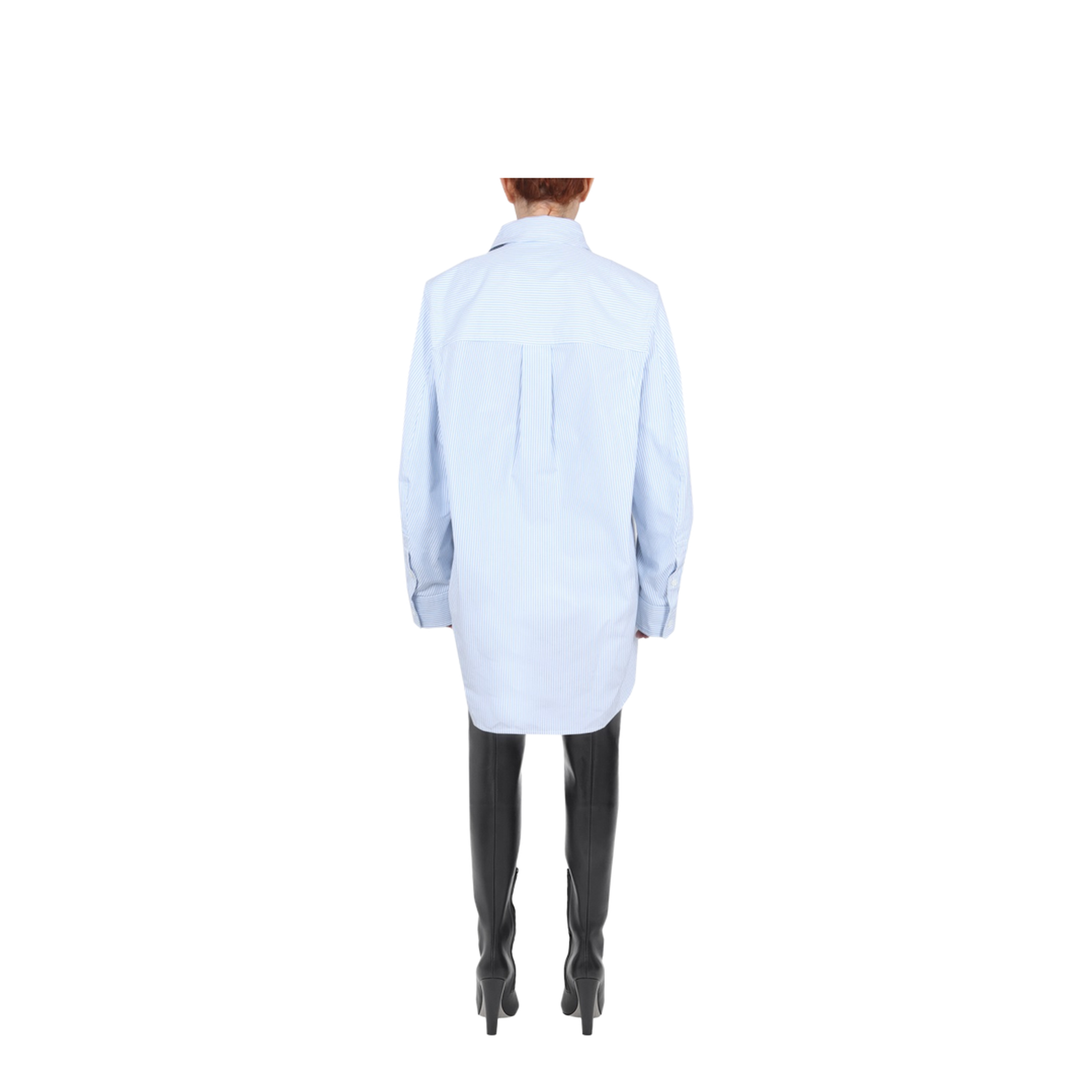 Shirt with Curved Back