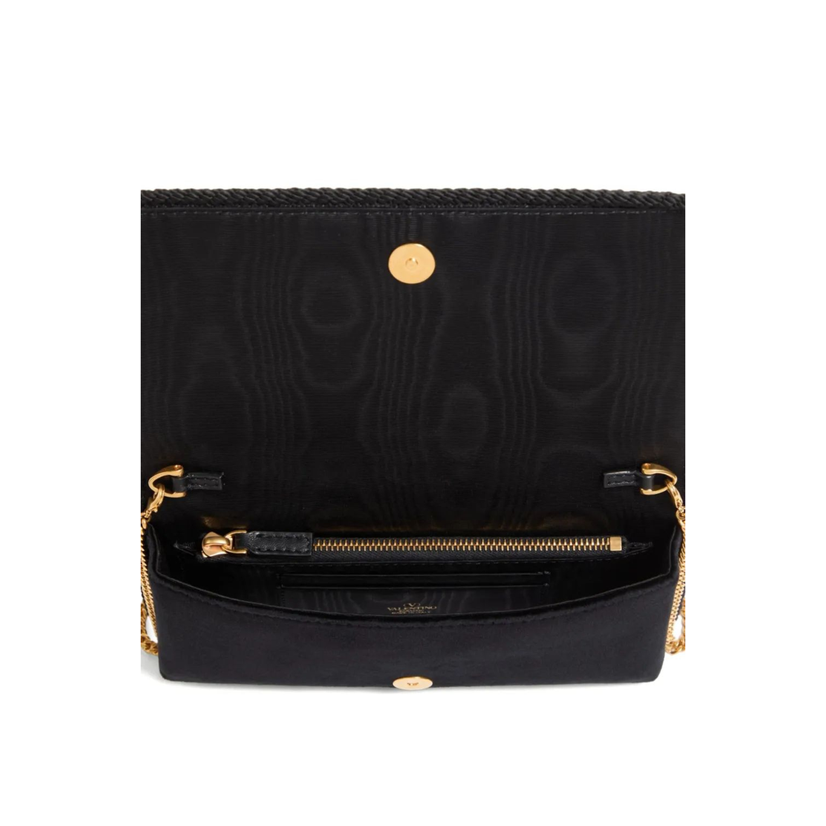 Black Velvet Bag with Logo