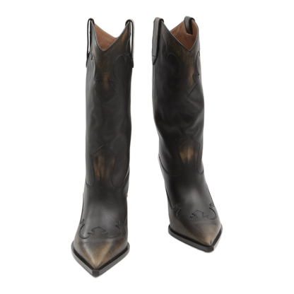 MAYFEYR - Paris Texas - Lidia Western Boots - PX1795XLTHBBLACK