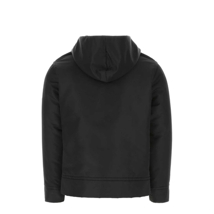 Black Nylon Sweatshirt