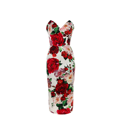 MAYFEYR - Dolce & Gabbana - Printed Satin Dress - F6TURTFSIB4HA5PD