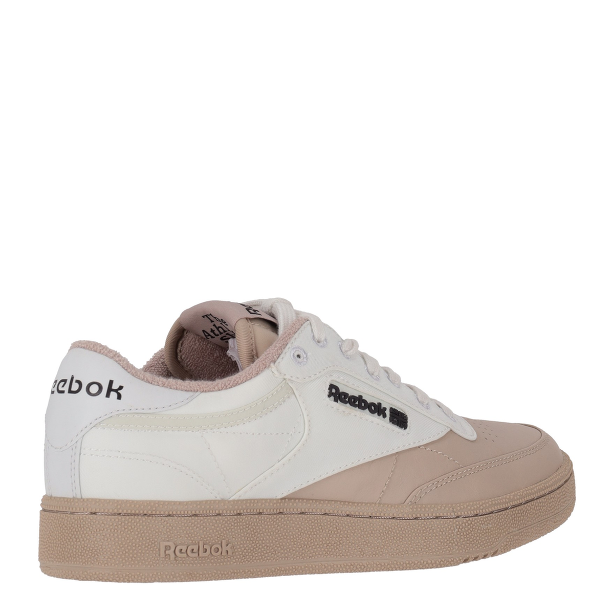 MAYFEYR - REEBOOK - Off White X Logo Patch Leather Sneakers - RMIA011C99FAB0026144