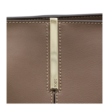Shopping Bag in Leather Medium-Small