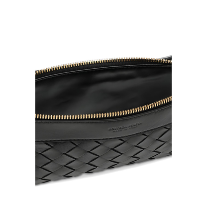 Andiamo Leather Crossbody Bags - Black