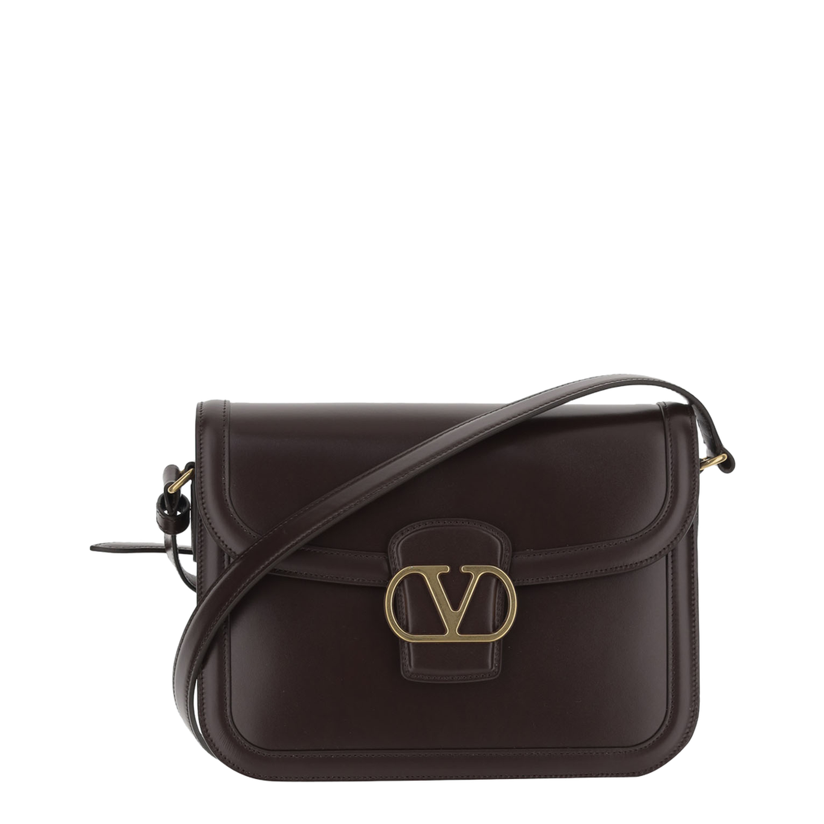 Dark Brown Leather 9to5 Shoulder Bag