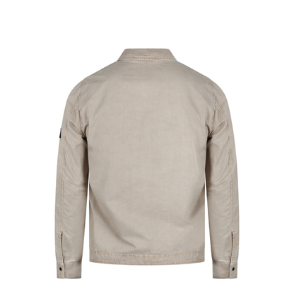 Brushed Organic Cotton Canvas Overshirt