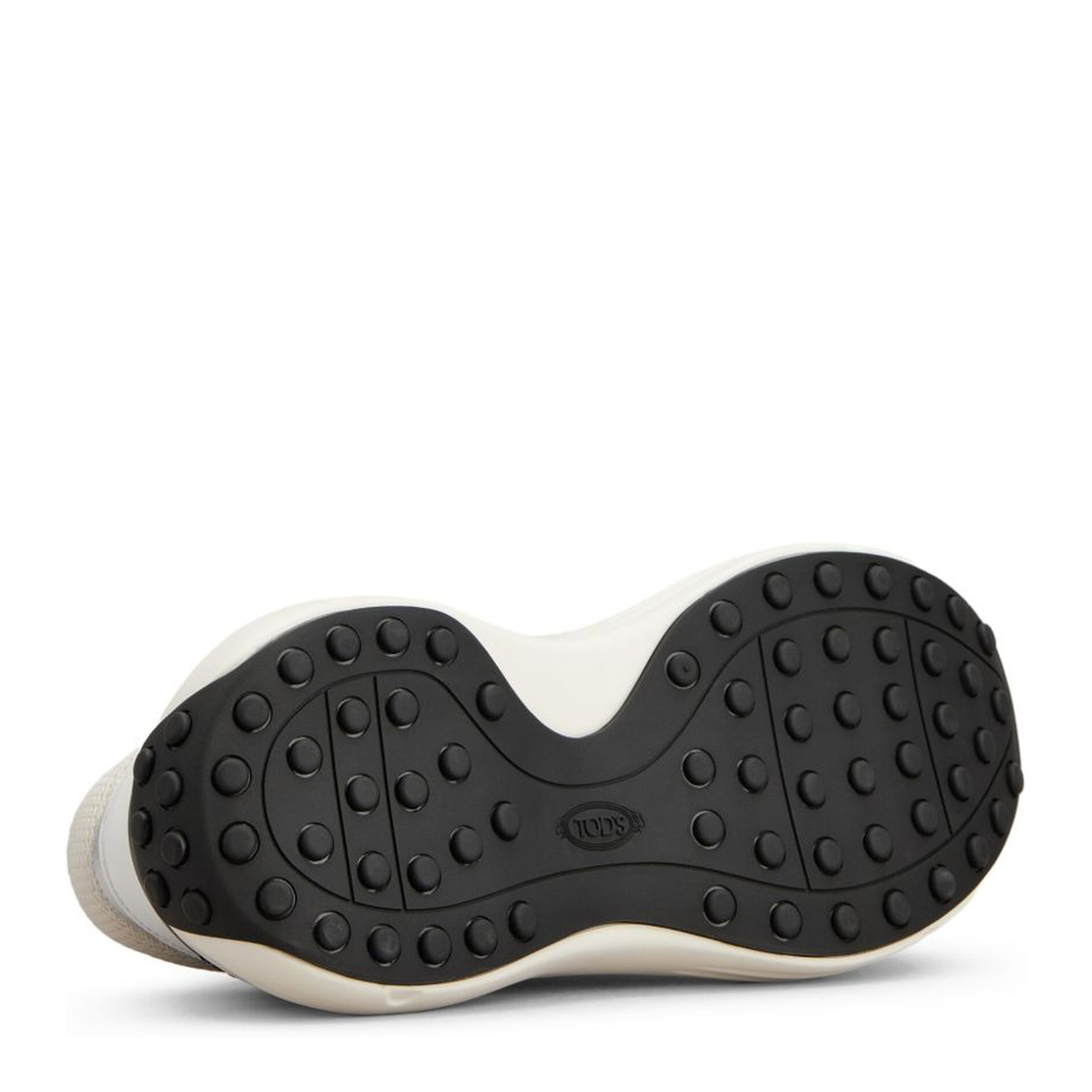 Sneakers in Leather and Fabric