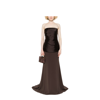 MAYFEYR - Solace London - Dresses Brown - OS47031CHESNUT