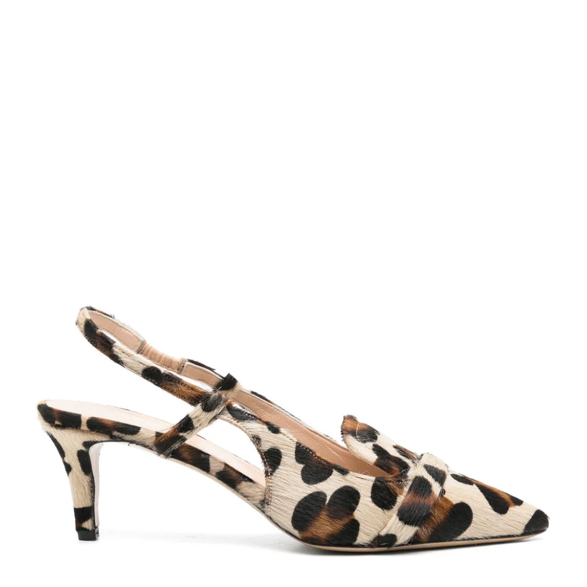 MAYFEYR - Parosh - 70Mm Leopard Print Slingback Pumps - D070256AGSHOE808