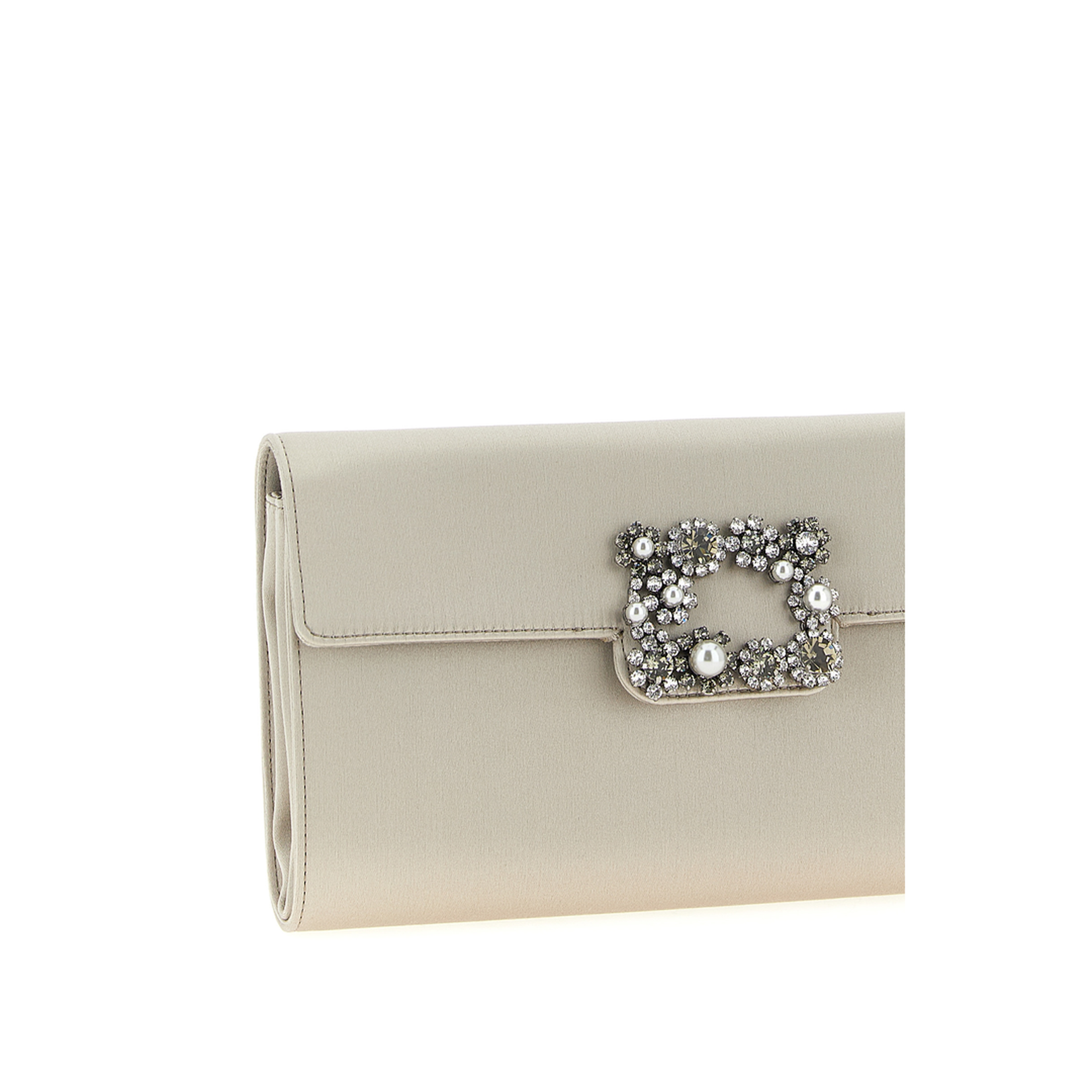 Efflorescence Clutch in Satin