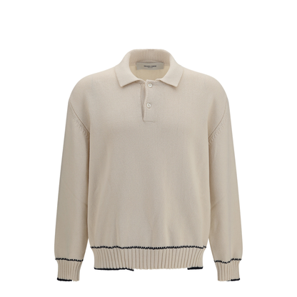 MAYFEYR - Golden Goose - Rindley Polo With Logo Print - GMP02822P002674