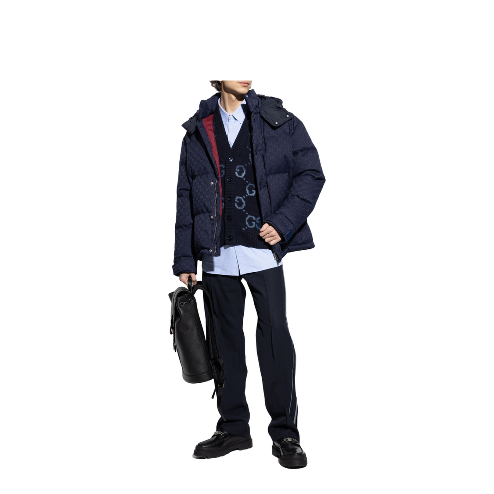 Down Jacket with Detachable Hood