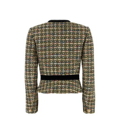 Multicolored Blazer with Bows