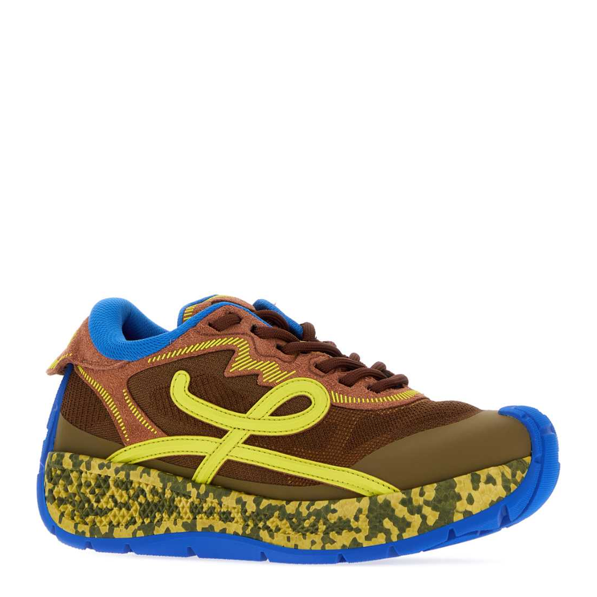 MAYFEYR - Loewe - Multicolor Polo Sneakers - M816282XCCBROWNGREENKHAKI