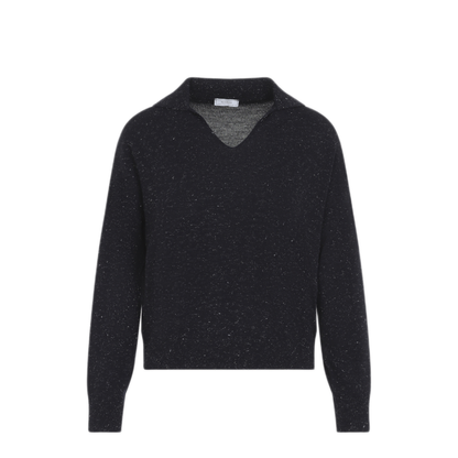 MAYFEYR - PESERICO - Lurex Polo Sweater - A99271F1809771462