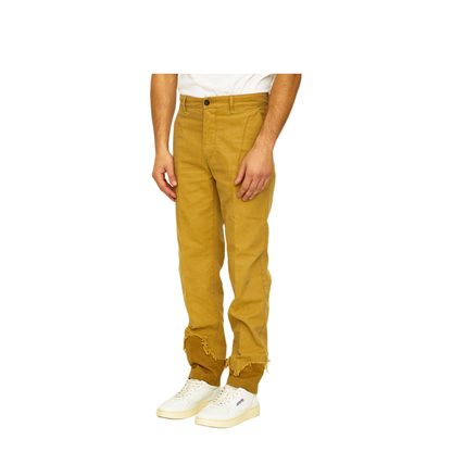 MAYFEYR - Incotex Red X Facetasm - Camel Cotton Trousers - FTP003FX007510